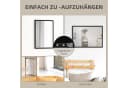 HOMCOM Wandspiegel 50 x 70 cm Rechteckig Spiegel Schwarz Bild 5
