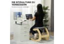 HOMCOM Ergonomischer Kniestuhl Grau Schaukelnd für Homeoffice Bild 4