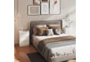HOMCOM Nachttisch Set 2-tlg. Weiß Griffloses Design 3 Schubladen Bild 1