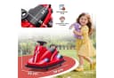 AIYAPLAY Elektro-Kinderauto mit zwei Motoren für 360° Drehung, Belastbarkeit 30 kg, Musikfunktion, Rot Bild 3