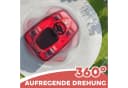 AIYAPLAY Elektro-Kinderauto mit zwei Motoren für 360° Drehung, Belastbarkeit 30 kg, Musikfunktion, Rot Bild 5