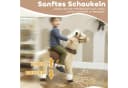 AIYAPLAY Reitpferd mit Sattel und Rollen für Kinder 3-5 Jahre Braun Bild 4