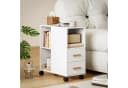 HOMCOM Druckerständer Druckertisch Aktenschrank Set 1-St. Druckerwagen Mit Rollen und verstellbarem Regalboden Bild 2
