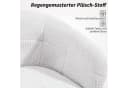 HOMCOM Bürostuhl höhenverstellbar Creme/Schwarz Bild 4
