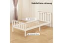 HOMCOM Bettgestell für Matratze 200 x 90 cm Kiefernholz Bild 5