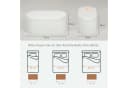 HOMCOM Sitzbank 76 x 38 x 35 cm Polsterbank mit Stauraum Bild 3
