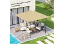 Outsunny Pavillon-Ersatzdach 3x3 m Beige wasserabweisend Bild 1
