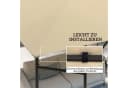 Outsunny Pavillon-Ersatzdach 3x3 m Beige wasserabweisend Bild 5