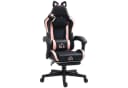 HOMCOM Gaming-Stuhl mit Katzenohren und Fußstütze Bild 1