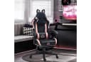 HOMCOM Gaming-Stuhl mit Katzenohren und Fußstütze Bild 2
