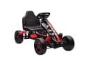 AIYAPLAY Kinder-Gokart Rot mit Handbremse und Freilaufsystem Bild 1