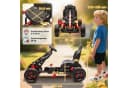 AIYAPLAY Kinder-Gokart Rot mit Handbremse und Freilaufsystem Bild 3