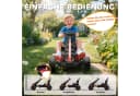AIYAPLAY Kinder-Gokart Rot mit Handbremse und Freilaufsystem Bild 5