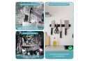 PROREGAL® Wand-Magnet Messerhalter Schwarz 40cm Bild 3