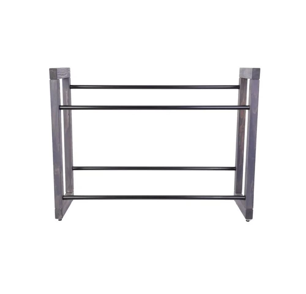 PROREGAL® Getränkekistenregal HARZ Massivholz Grau - Bild 4