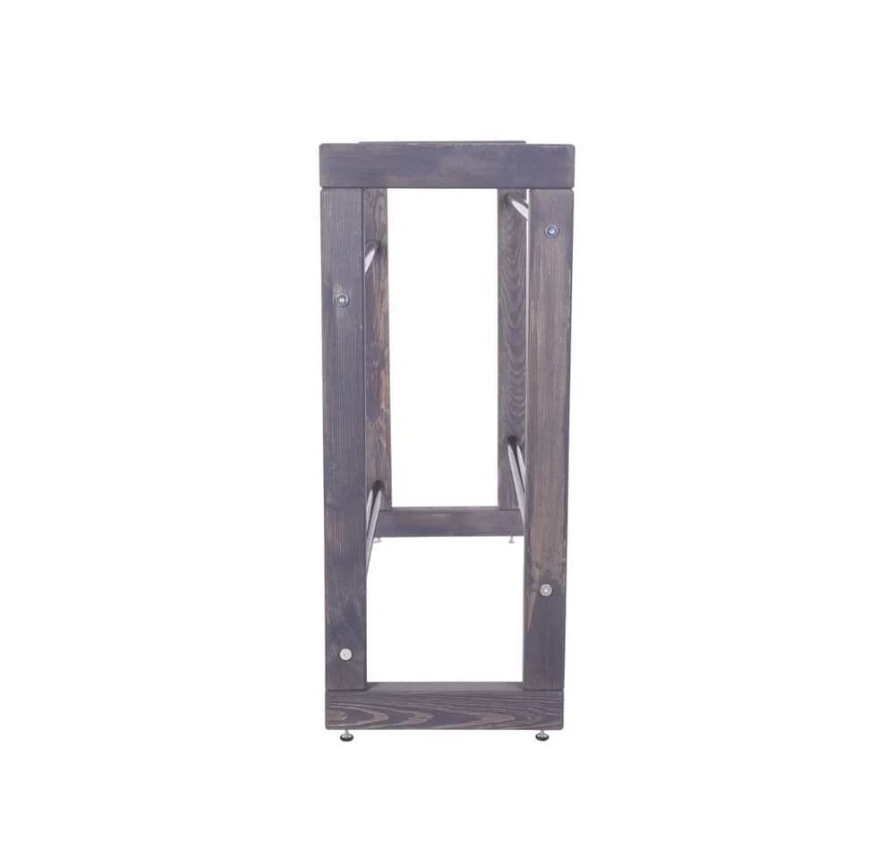 PROREGAL® Getränkekistenregal HARZ Massivholz Grau - Bild 5