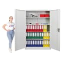 PROREGAL Mehrzweckschrank ELEPHANT Grau Abschließbar Stahl Bild 4