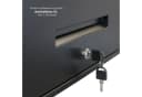 PROREGAL® Hängeschrank ELEPHANT Abschließbar Stahl Schwarz Bild 5