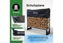 PROREGAL® Kaminholzregal Schwarz Wetterfest Bild 5