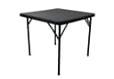 PROREGAL® Gartentisch Balkontisch Klappbar 86x86cm 4 Personen Schwarz Bild 2