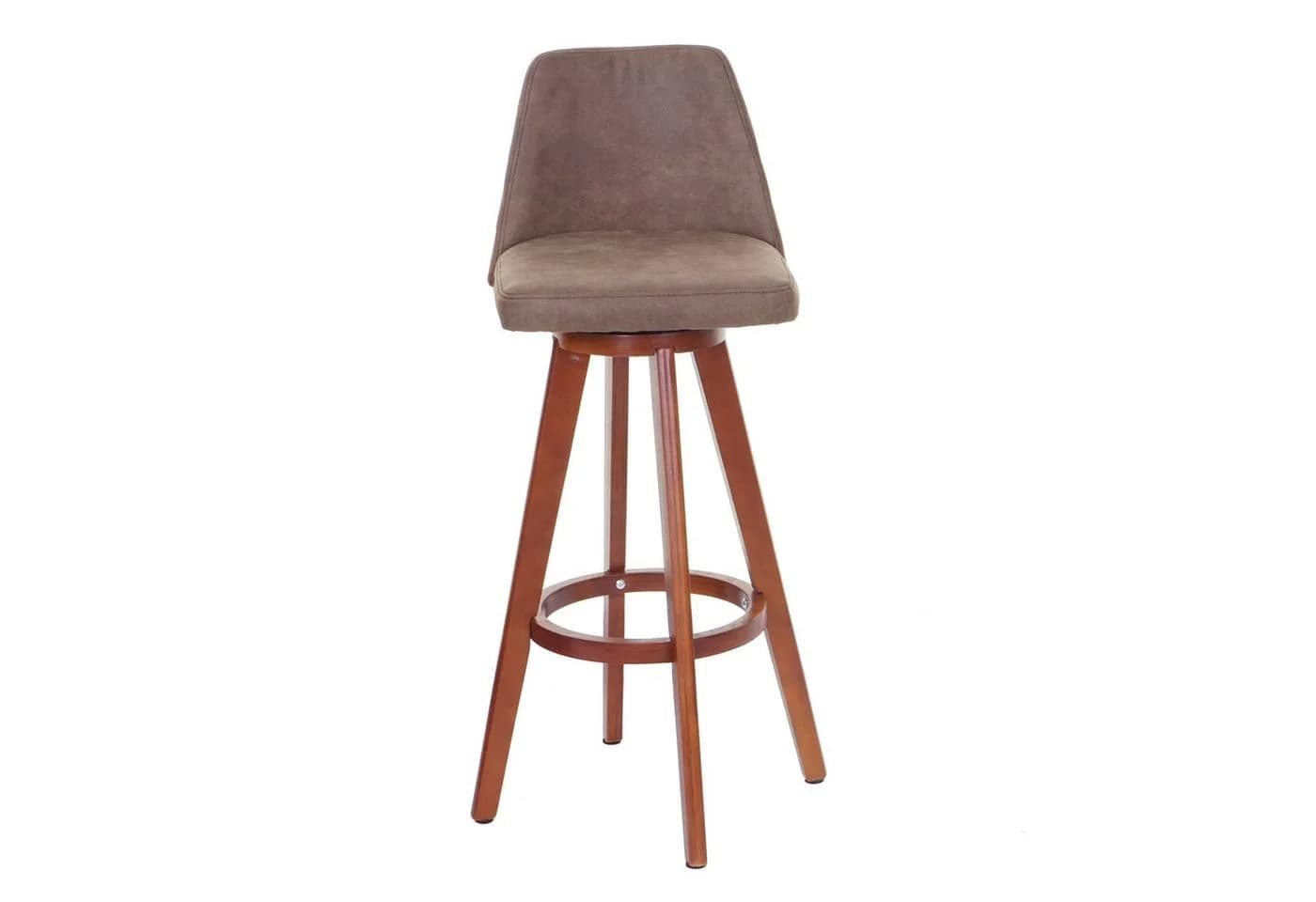 PROREGAL® Barhocker 2er Set drehbar mit Lehne Braun - Bild 4