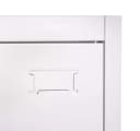 PROREGAL Aktenschrank Stahl Weiß 2 Türen abschließbar Bild 3