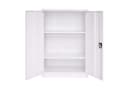 PROREGAL Aktenschrank Stahl Weiß 2 Türen abschließbar Bild 5