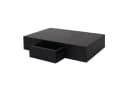 PROREGAL® Wandregal aus Holz mit Schublade Schwarz Bild 2