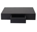 PROREGAL® Wandregal aus Holz mit Schublade Schwarz Bild 4