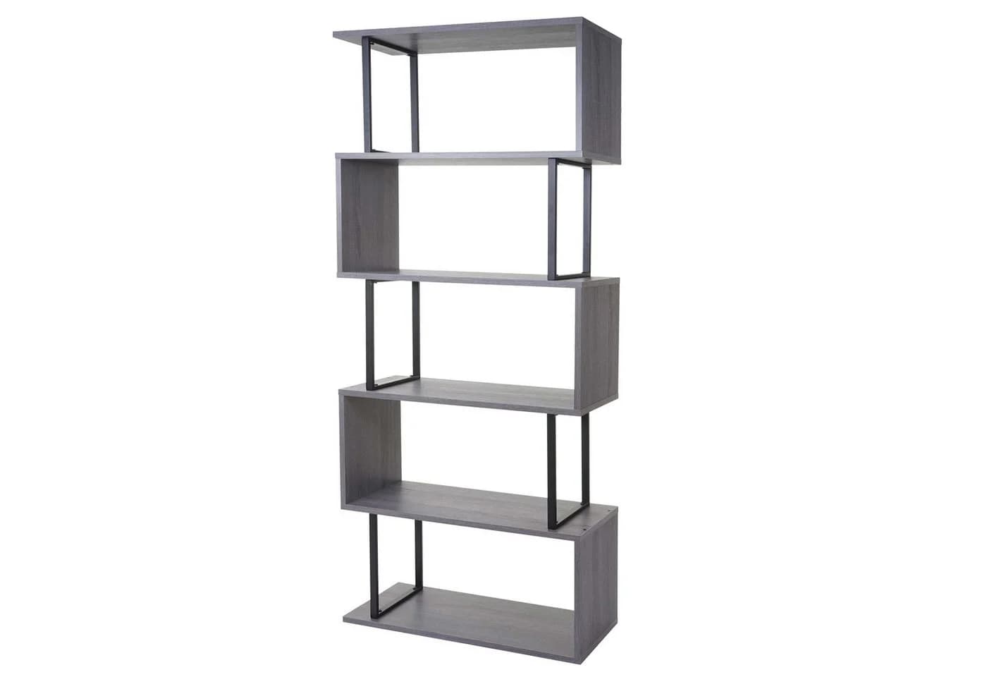 PROREGAL® Bücherregal Standregal grau Metall 3D-Struktur - Bild 2