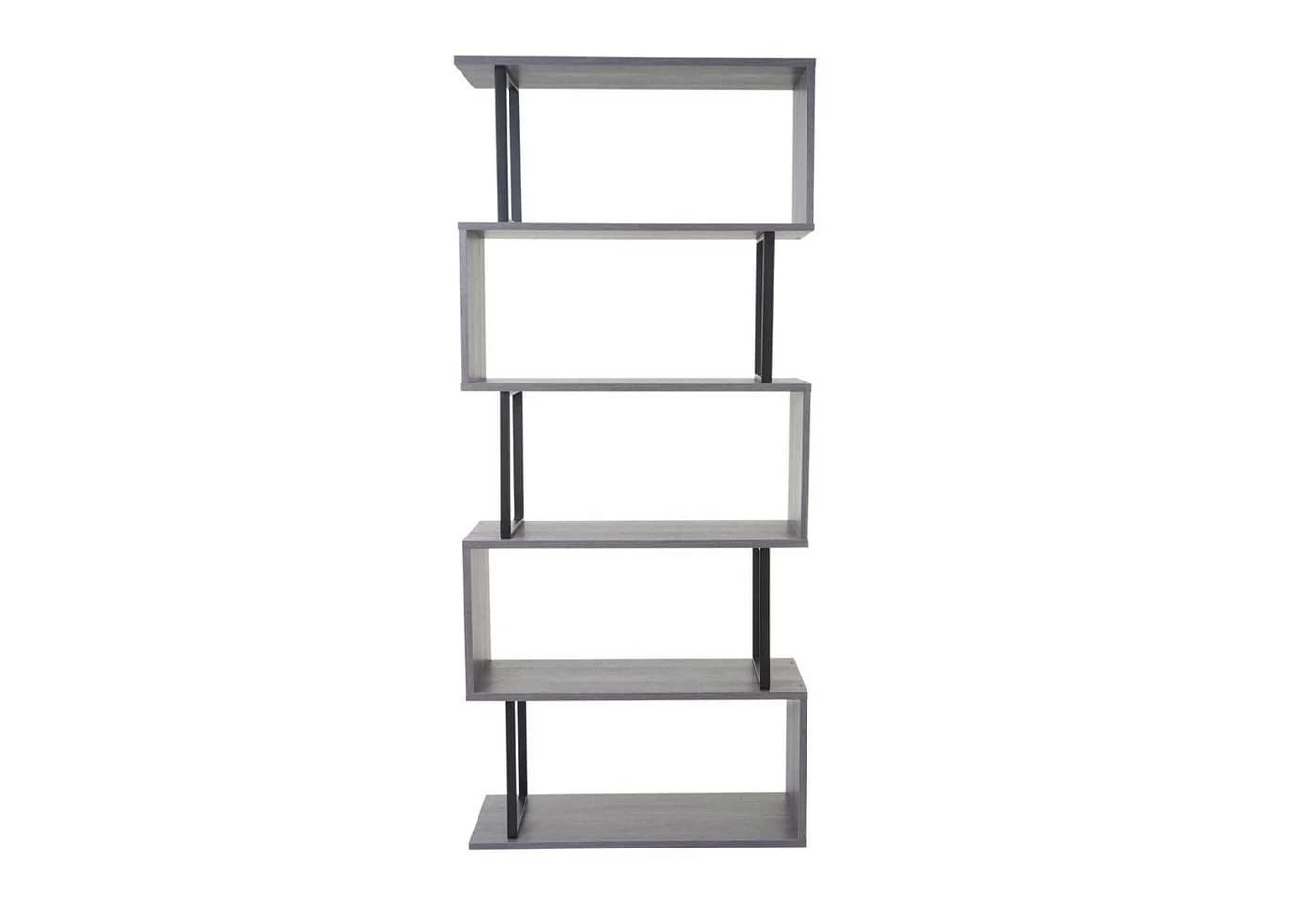 PROREGAL® Bücherregal Standregal grau Metall 3D-Struktur - Bild 4