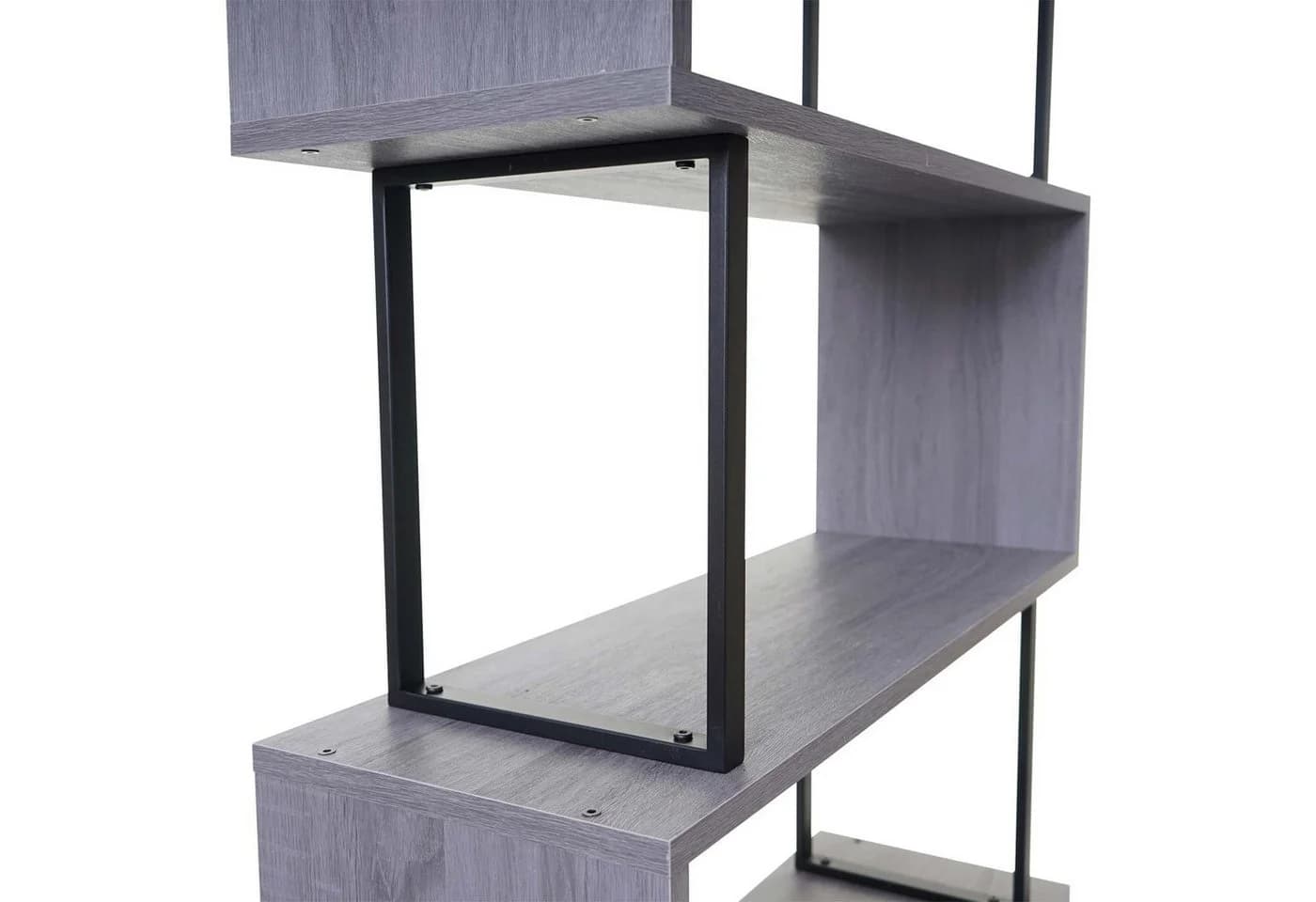 PROREGAL® Bücherregal Standregal grau Metall 3D-Struktur - Bild 5