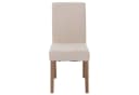 PROREGAL® Esszimmerstuhl Set 4-tlg. Beige/Creme Chenille Holz Bild 4