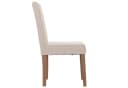 PROREGAL® Esszimmerstuhl Set 4-tlg. Beige/Creme Chenille Holz Bild 5