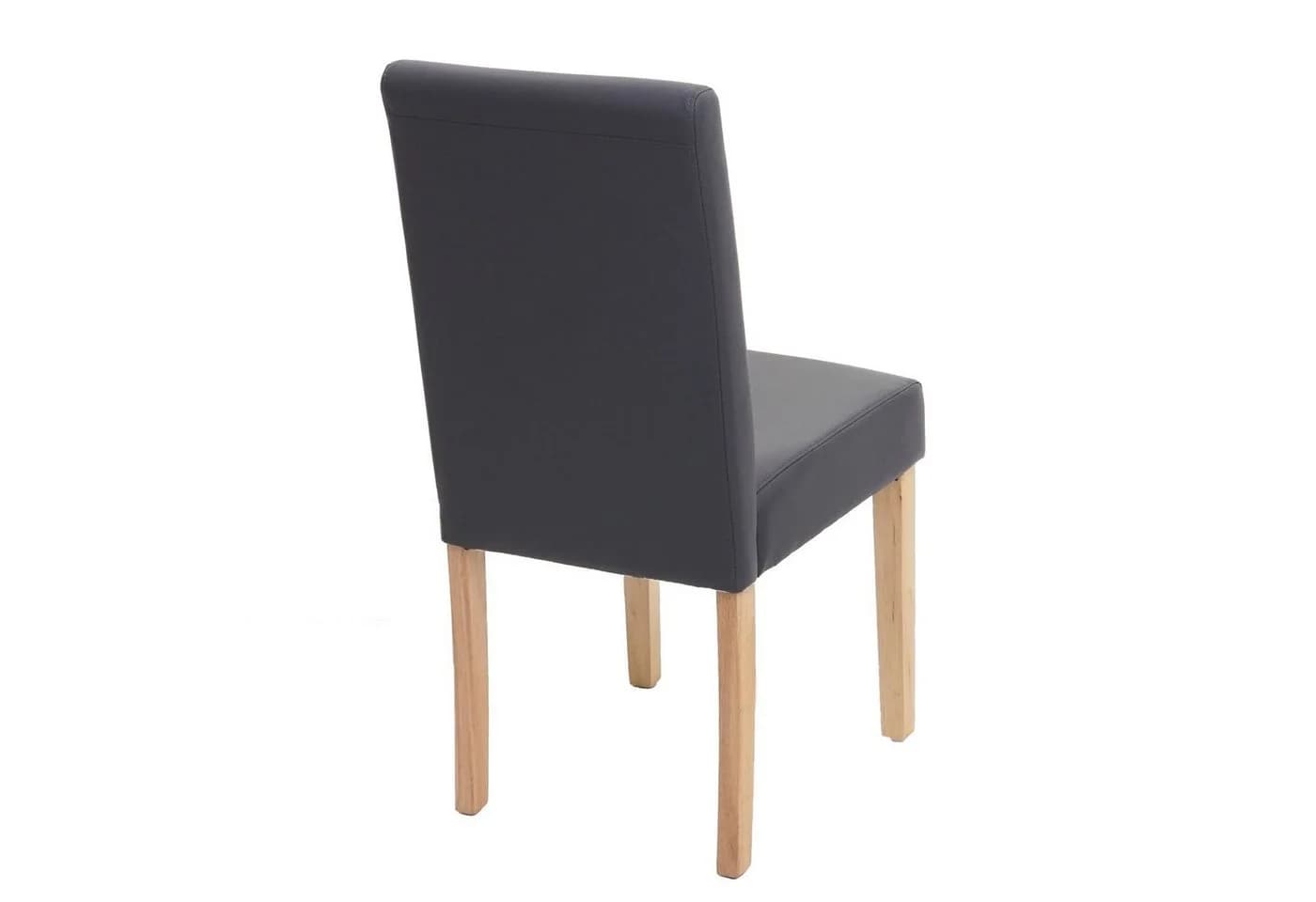 PROREGAL® Esszimmerstuhl 6er Set Grau Kunstleder - Bild 3
