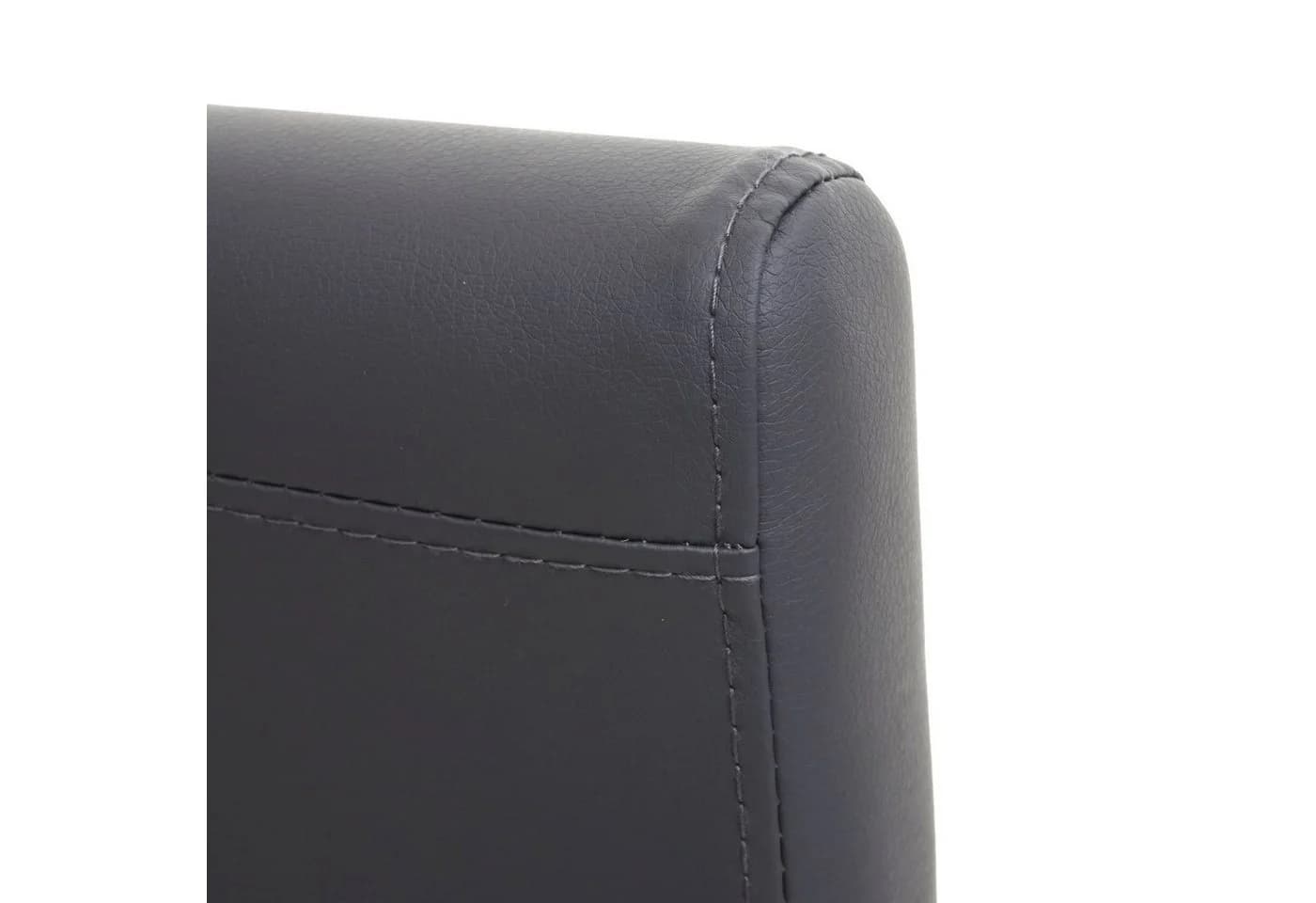 PROREGAL® Esszimmerstuhl 6er Set Grau Kunstleder - Bild 5
