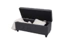 PROREGAL® Sitztruhe Aufbewahrungs-Truhe Grau Bild 1