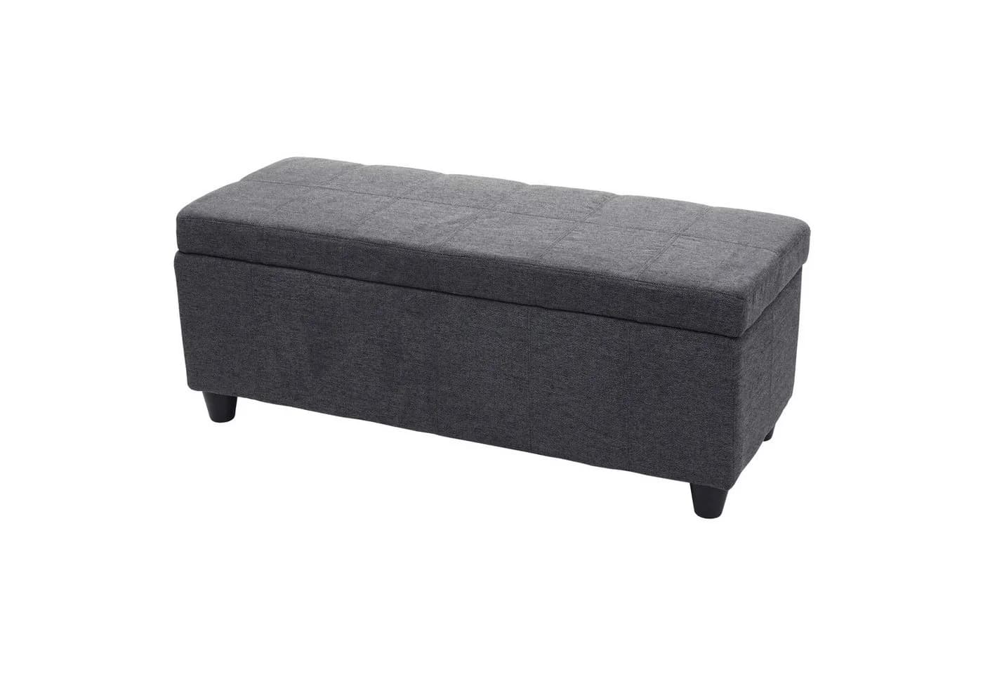 PROREGAL® Sitztruhe Aufbewahrungs-Truhe Grau - Bild 2