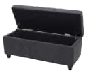 PROREGAL® Sitztruhe Aufbewahrungs-Truhe Grau Bild 3