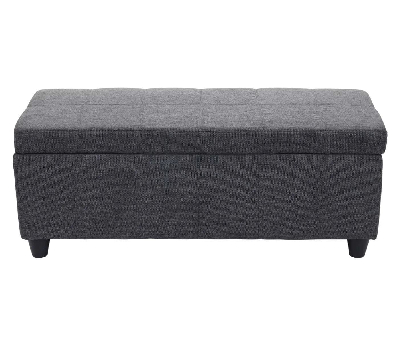 PROREGAL® Sitztruhe Aufbewahrungs-Truhe Grau - Bild 4