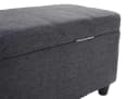 PROREGAL® Sitztruhe Aufbewahrungs-Truhe Grau Bild 5