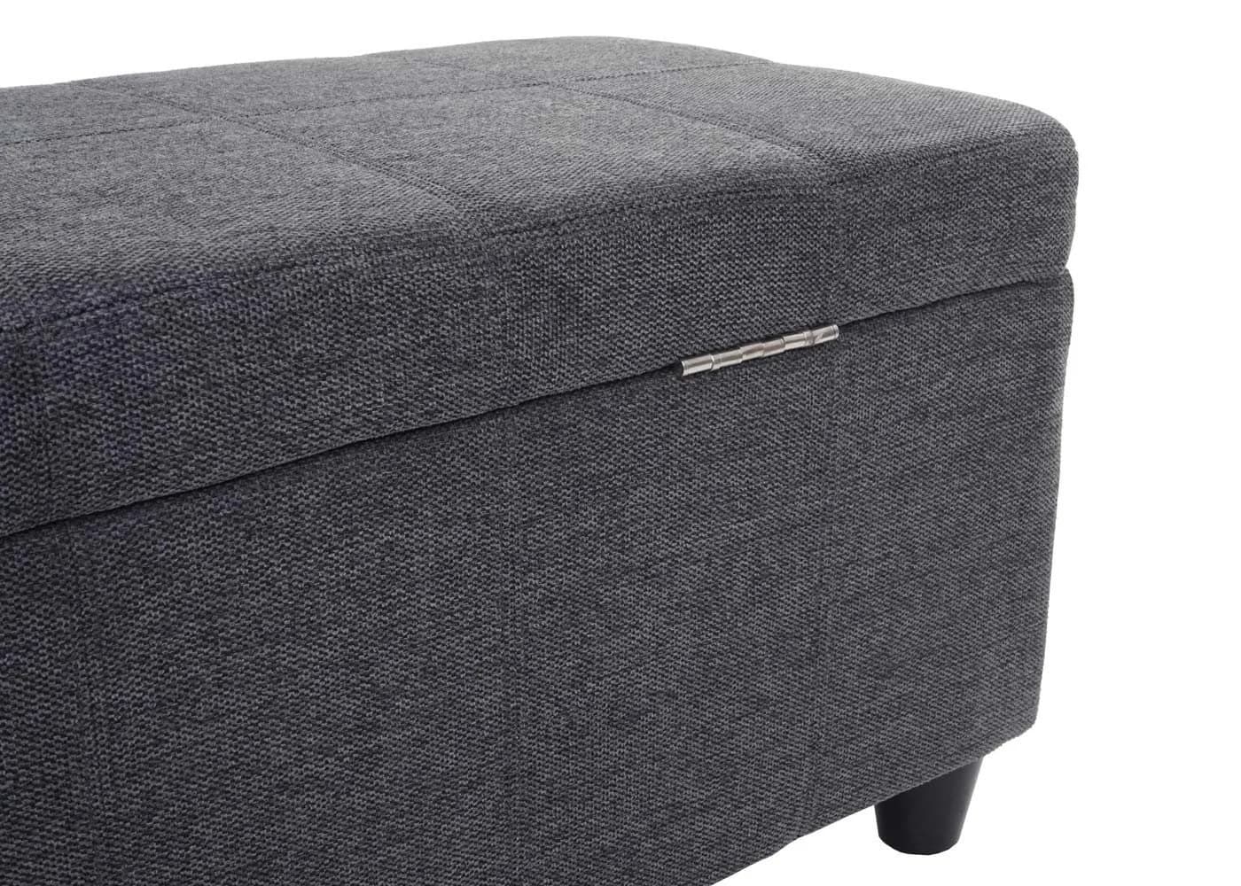 PROREGAL® Sitztruhe Aufbewahrungs-Truhe Grau - Bild 5