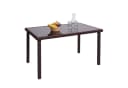 PROREGAL® Gartentisch Poly-Rattan 120x75 cm Bild 1