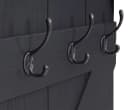 BERLINLODGE® Wandgarderobe Landhausstil Dunkelgrau Bild 4