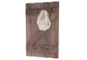 BERLINLODGE® Wandgarderobe Braun Shabby-Look Landhausstil Bild 1