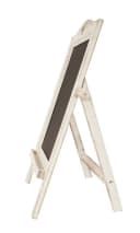 PROREGAL® Standtafel Werbetafel Kreidetafel Weiß Shabby-Look Bild 3