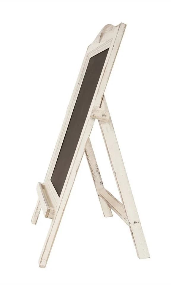 PROREGAL® Standtafel Werbetafel Kreidetafel Weiß Shabby-Look - Bild 3