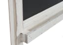 PROREGAL® Standtafel Werbetafel Kreidetafel Weiß Shabby-Look Bild 5