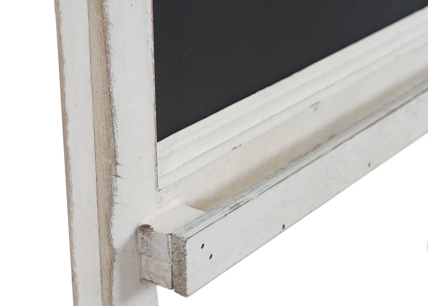 PROREGAL® Standtafel Werbetafel Kreidetafel Weiß Shabby-Look - Bild 5