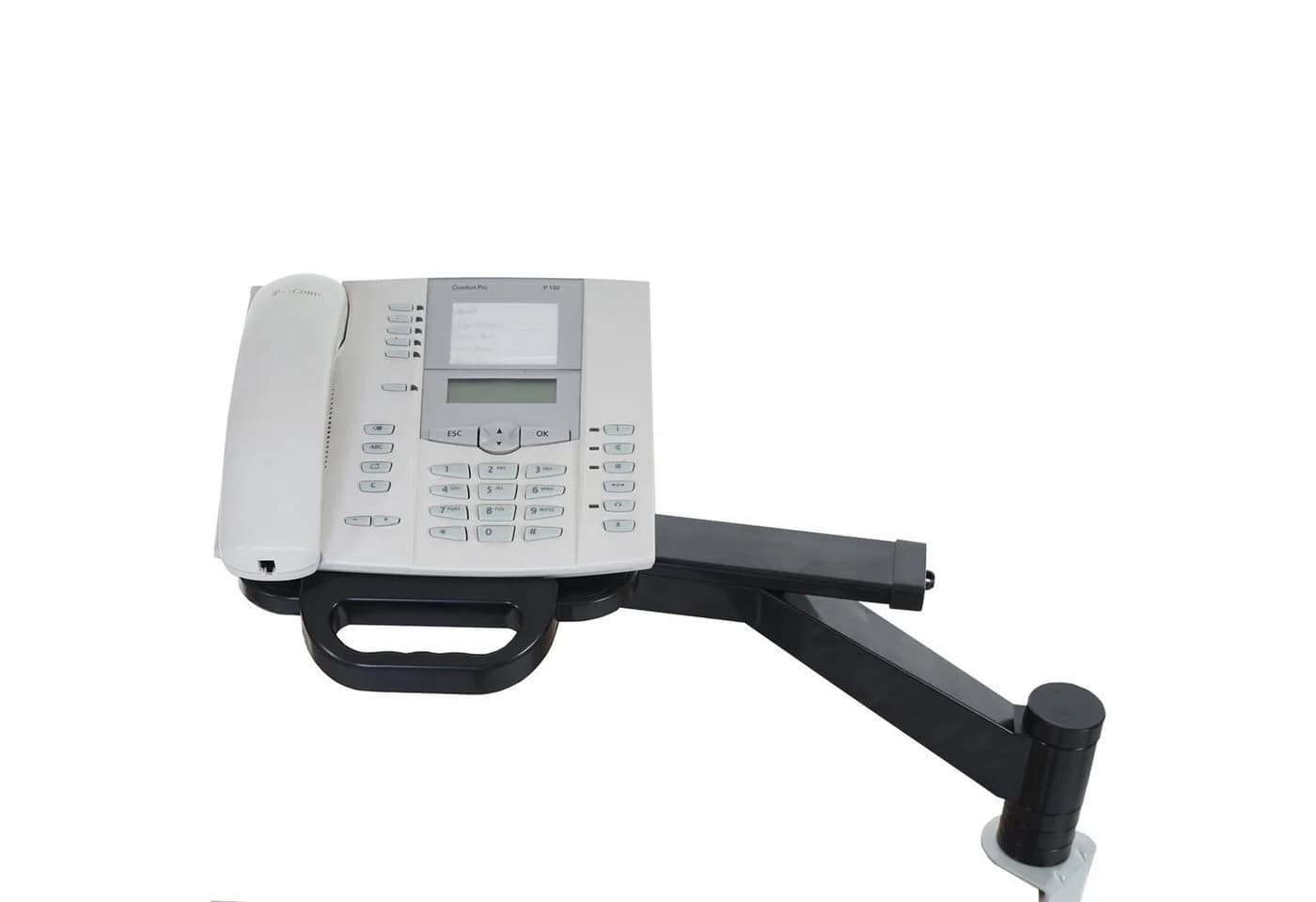 PROREGAL® Telefontisch T555 Schwarz höhenverstellbar - Bild 2